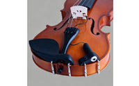 Clamp-on Violin Pickup Silver Hardware Wood Contact Violin Pickup Black