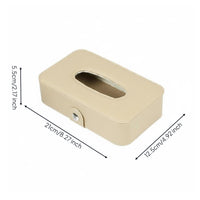 Space Saving Car Visor Tissue Box Compact Auto Add-on Universal Fit