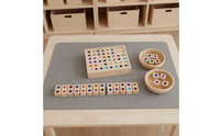Gem Blocks Colorful Smooth Polished Wooden Block Set for Preschoolers, Kids, Home Education