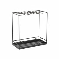 Umbrella Storage Rack Hollow-out Pattern Home Organizer Rust-Resistant