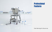 Stainless Steel Plate Frame Filter Press, Manual Oil Separator, Laboratory Filtration Machine