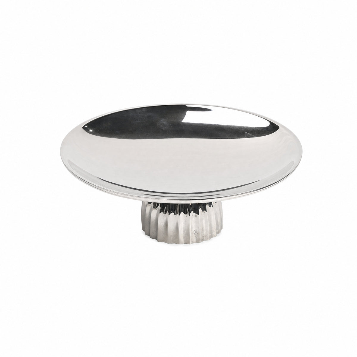 Pedestal Fruit Tray Modern Fruit Bowl with Pedestal Lustrous for Kitchen Counter