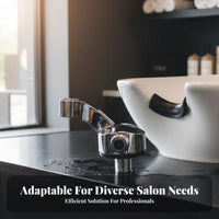 Standard Connector Shampoo Bed Shower Head Holder Universal Fit Barber Chair Shampoo Hose Holder Easy Installation for Spa Professionals