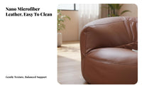 Bean Bag Sofa Single-Person Lounger Lounge Chair Relaxing fromsign Lightweight & Portable for Adults, Teens, Bedroom