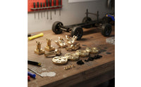 Brass Steering Joint Steering Hub Kit Direct Replacement Brass Counterweight Set Performance Upgrade Heavy Duty Axle Housing Components
