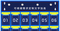 亚马逊同款计算器手机卡片儿童识字白色PVC透明带标签收纳挂袋