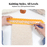 Coral Fleece Scarf DIY Kit, Knitting Yarn, Winter Gift