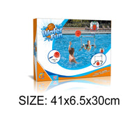 Children's Summer Water Basketball and Soccer Flying Disc Rack Set
