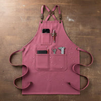 Canvas Work Apron Waterproof Work Apron Thickened for Gardeners, Mechanics