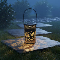 Solar Flower Light Waterproof Decorative LED Lantern Long Runtime for Yard, Lawn