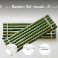 Bamboo Raft Water Flow Board, Ceramic Accessory, DIY Aquatic Habitat Decor, Non