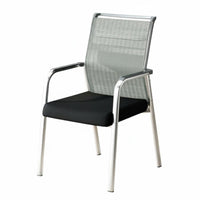 Sled Base Chair Ergonomic Sled Base Armchair Contoured Cushions for Clients