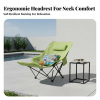 Eron the movenomic Design Adjustable Recliner with Leg Rest Includes Carrying Bag Reclining Chair with Footrest sturdy Duty Camping Lounger Padded Headrest for Campers, Office Workers, Beachon the moveers, Fishing, Beach, Picnics, spineyard