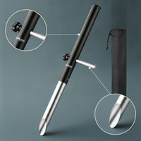 Fishing Rod Holder with Ground Spire Fishing Rod Holder with Storage Bag Sturdy Sand Spire for Shore Anglers
