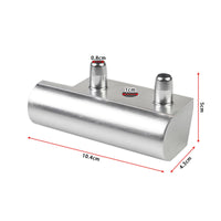 Aluminum-Alloy Bypass Valve with Hose Barbs Machined Cooler Thermal Bypass Valve Long-Lasting High-Quality for Car Owners