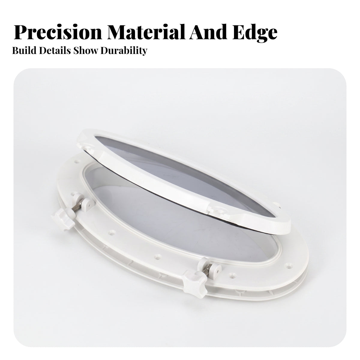 Low-Profile Oval Porthole Window