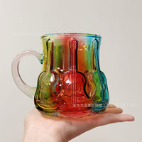 Painted Book Mug Guitar Coffee Cup Resin Craft