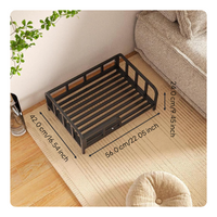 Breathable mesh elevated pet bed
