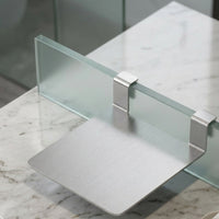 Brushed Silver Bracket with Hook Tabs Rust Resistant Stainless Steel Bracket Heavy-Duty Shelf Support Sturdy for Installers, DIYers, Home Renovation, Bathroom