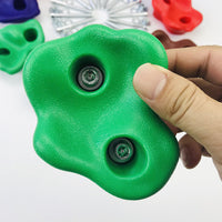 Children's Climbing Holds for Indoor and Outdoor Rock Climbing Walls, PE Material, 10 Pieces