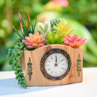 Vintage Table Timepiece Planter Multi-Use Vintage Timepiece Planter Long-Lasting