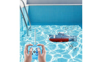 6-Channel Mini RC Underwater Vessel Waterproof Wireless Control Underwater Vessel Rechargeable Underwater for Bathtub