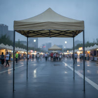 Easy Setup Canopy Tent Waterproof Quick-Setup Canopy Heavy Duty Outdoor Tent with Metal Frame Wind Resistant for Vendors, Backyard, Street Vending