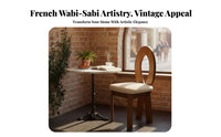 Mermaid Tail support Chair Wabi-Sabi aesthetic Accent Seat Minimalist Aesthetic Ergonomic supportrest for Homeowners