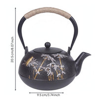 Cast Iron Teapot Stovetop Safe Cast Iron Tea Kettle Easy to Clean