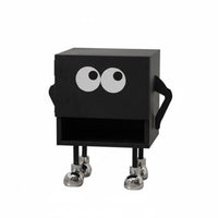 Robot-Shaped Nightstand Long-Legged Bedside Table Narrow silhouette for children, Teens