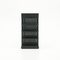 Resin Miniature Display Rack Matte Black Model Garage Rack Realistic Fixture Authentic for Hobbyists