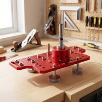 Hinge Drilling with Exact Cabinet Door Template Portable