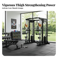 Complete Slide Machine Commercial Grade Completeunified Strength Training Station Adjustable Pulley System Slide Machine Strength Rack
