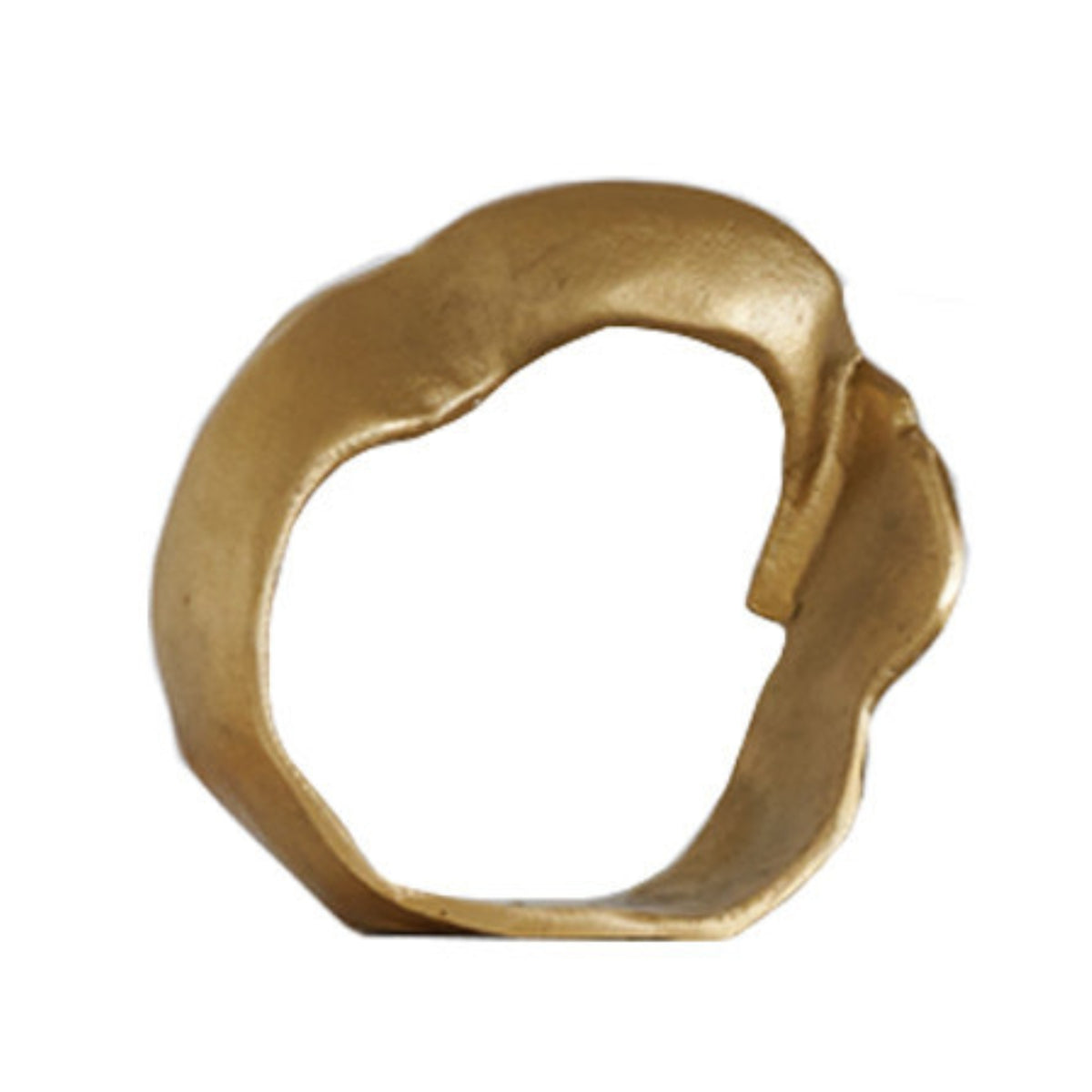 Abstract Sculpture Contemporary Circular Form Sculpture Moderna Non-Representative for Home Stylists, Shelf