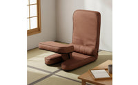 Support Reclining Tatami Chair Thick Cushioning Ergonomic Padded Floor Sofa Compact Design Reclining Floor Lounger Space Saving for Gamers, Meditators, Balcony, Small Areas, Reading Nook, Dorm Room