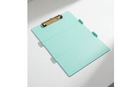Three-Section Clipboard Portable Foldable Clipboard Compact Stationery for Professionals, Students, Hospital, Field Work, Office