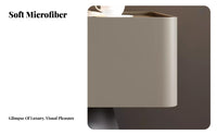 C-Shaped End Table Space-Saving Nightstand Modern design for Small Spaces, Adults