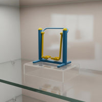 Dollhouse Fitness Equipment Scene Prop Dollhouse Gym Accessory Realistic Design Miniature Fitness Equipment Model