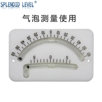 Double Tube Steel Ball Horizontal Bubble Measurement Multi-Angle Inclinometer High Precision Angle Gauge Level Measuring Tilt Angle