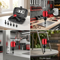 Rivet Nut Tool with Mandrels Compact for Metal Fabrication, Workshop