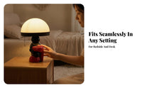 Sculptural Fungus-Shaped Table Lamp Decorative Fungus-Shaped Night Light