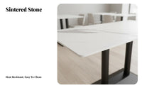 Booth, Table, and Chair Assembly Southeast Asian Design Upholstered Side Chair Utilitarian Factory-Inspired Design sturdyDuty