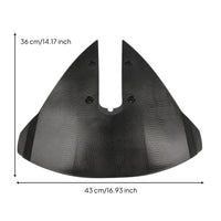 Outboard Engine Pressure Plate Curved Marine Part Textured for Boat