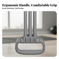 Double Loop Resistance Band Portable Double Loop Exercise Band Detachable Tubes Back Training Elastic Rope for Beginners, Office Workers