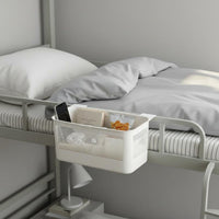 Dorm Bunk Bed Organizer Large Capacity Extendable Bedside Basket for Bedroom