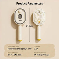 Rechargeable Electric Steam Hair Straightener with Spray Function, Portable Wireless Styling Tool