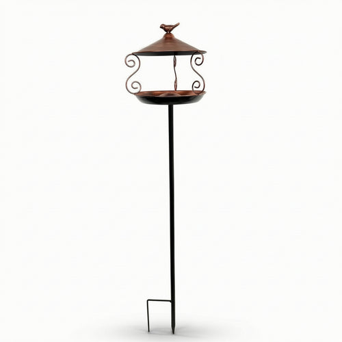 Bird Feeder with Stake Weather Resistant Garden Stake Feeder for Flower Bed