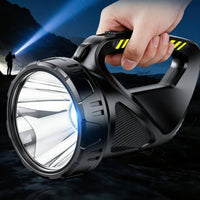 Digital Display Rechargeable LED Searchlight Carry Handle Handheld LED Searchlight Long Range Handheld Beam Light Super Bright