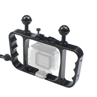 适用GoPro13/12运动相机潜水双手持支架 水下升级自拍器摄影配件