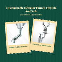 Touchless stainless steel faucet